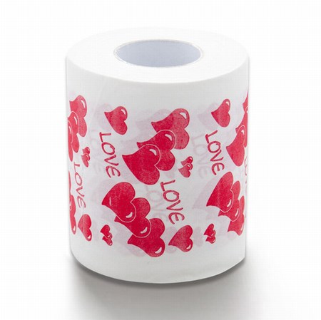 印花图案卫生纸