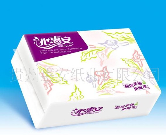 供应心惠安雅致平抽纸巾 批发价