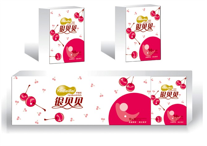 供应银贝贝系列手帕纸