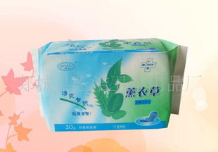 玉洁劲爽薰衣草干爽网面40片快易组合卫生巾