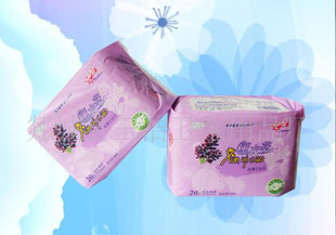 批发供应【劲爽】带护翼小卫生巾、350mm加长卫生巾