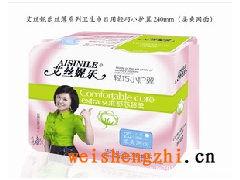 山东丝薄系列卫生巾日用轻巧小护翼240mm网