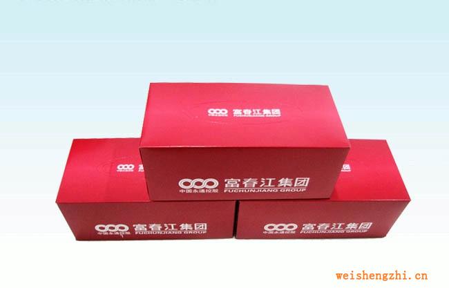 定牌盒装抽取式面巾纸/定牌纸巾/广告餐巾纸