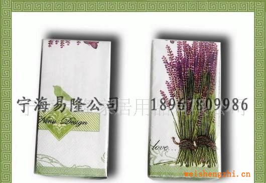 【现货特价供应】21*21食品级彩色印花餐巾纸（colorhankie）