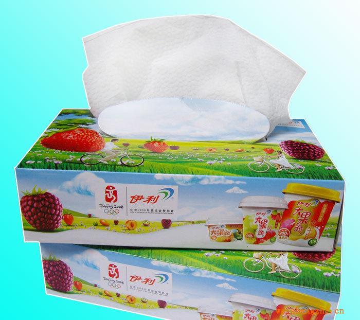 供应广告宣传盒装纸巾