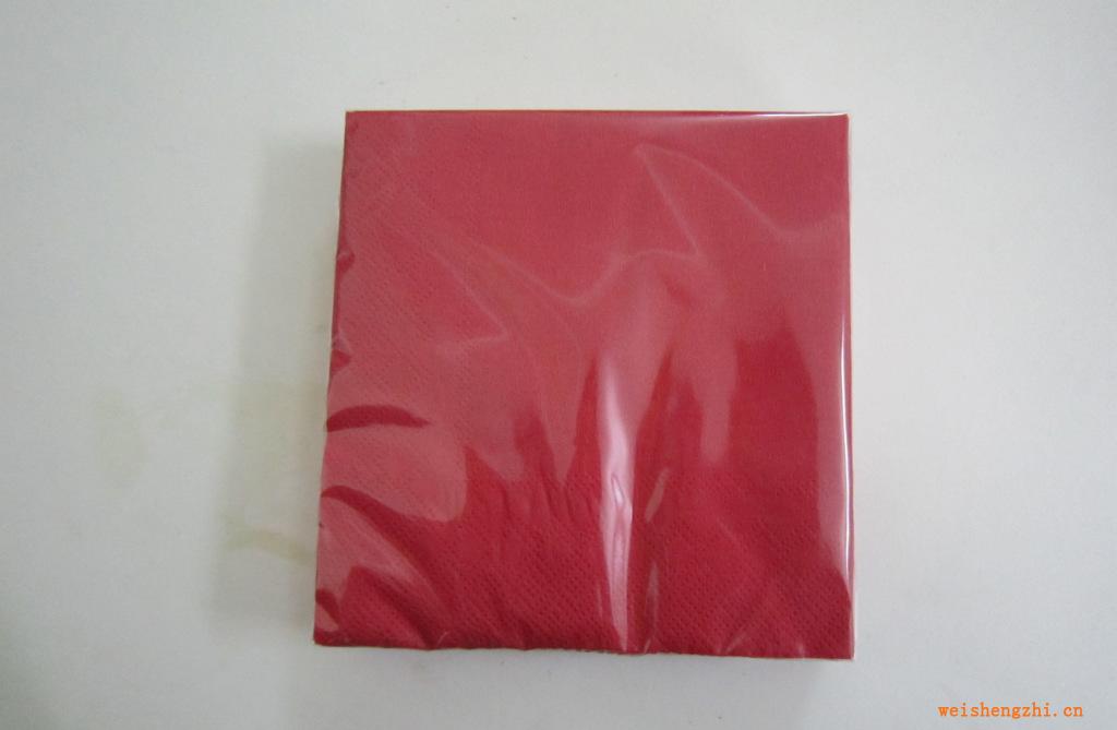 供应酒店折花纸巾红色纸巾酒店折花形的餐巾纸酒店用红色纸巾