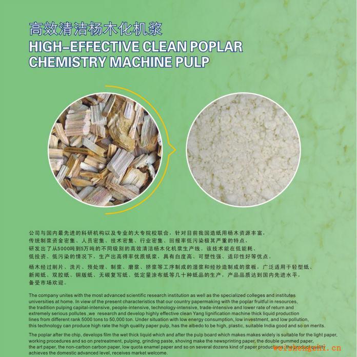 供应新日东杨木化机浆设备