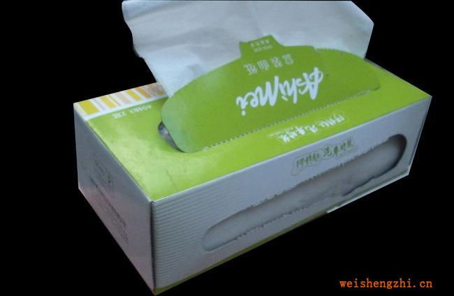 供应盒装迷你广告纸巾抽纸按客户要求广告加工定制来料加工
