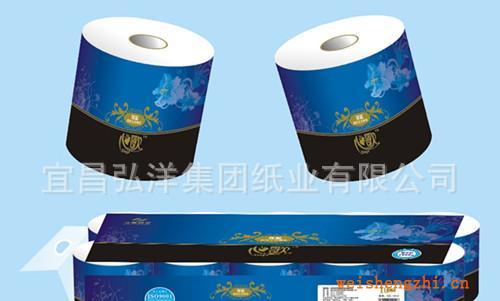 厂价直销&mdash;纯木桨纸&mdash;心歌&mdash;深蓝高级卷纸1800克&mdash;独立小包装
