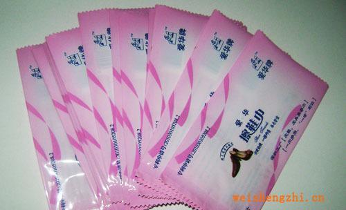 供应擦鞋巾包装袋/8片装PET擦鞋巾包装袋/多片装复合湿巾包装袋