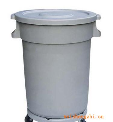 AF07503（80升）园形垃圾桶（带底座）