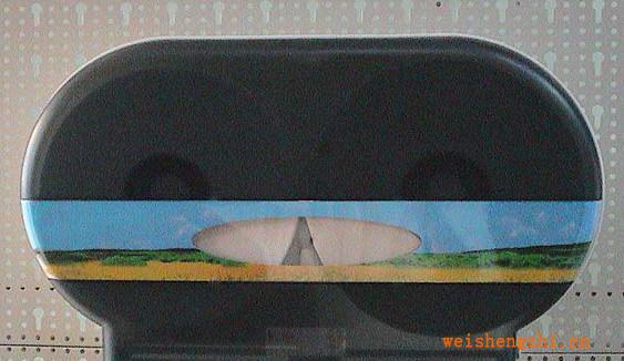 SHA-009双圈大卷纸架（白色、透黑）、纸巾盒、手纸架