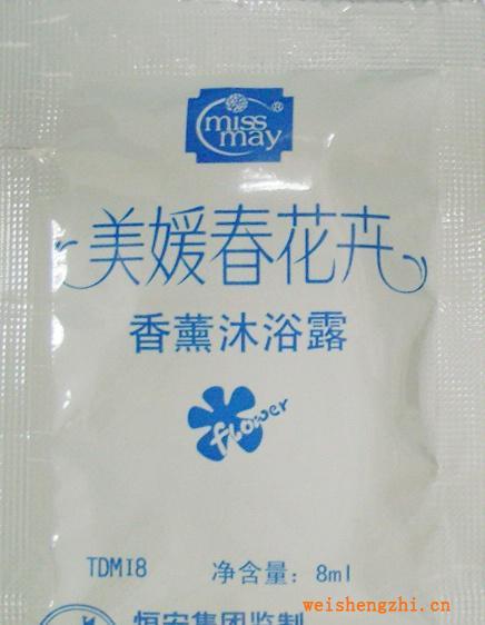 美媛春8ml袋装花卉沐浴露