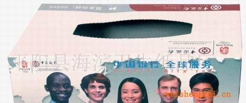 长期供应23*12*6cm无香型广告抽取式纸巾