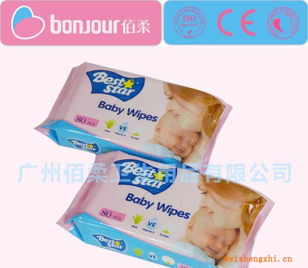 BESTSTAR花香婴儿湿巾80片装