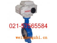 销售对夹式电动软密封蝶阀D971X