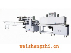 经济型热缩膜圆筒湿巾包装机