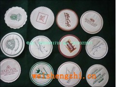 宾馆酒店 酒店客房用品 圆形杯盖 双层吸水纸杯垫 一次性用品