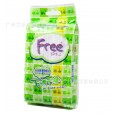 批发FREE飞绿茶薄荷卫生湿纸巾（独立包装）肌肤清洁Y02