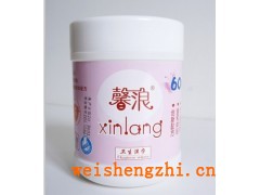 大连邦琪卫生用品有限公司|馨浪卫生湿巾 无味粉色小桶60片