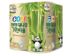 韩国进口可涤天然竹浆厨房吸油纸