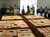 一批包装不合格进口卫生巾被销毁