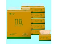 竹浆本色纸竹爱竹纤维纸巾厂家招卫生纸代理（高贵金10包装）