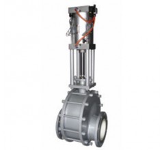 GZ644TC气动陶瓷双闸板阀