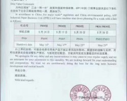 5家纸企为“三去一降一补”政策停机7天