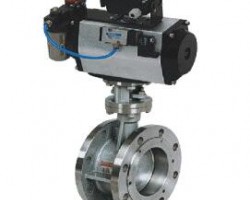 气动法兰硬密封蝶阀D643H-16P