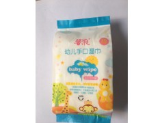大连邦琪卫生用品有限公司 馨浪幼儿手口湿巾  25片婴儿
