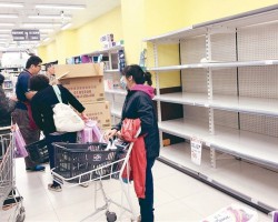 台湾卫生纸抢购潮