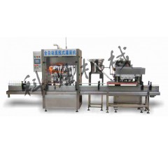 承德科胜液体旋盖封口贴标生产线