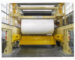 维达孝感新基地两台拓斯克领先型2.0M卫生纸机开机