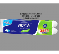 丝滑触感 柔韧有余生活用纸卫生纸2250g|4层原生木浆纸