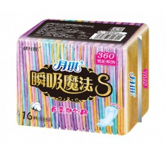 月琪  炫彩系列卫生巾360