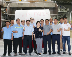 太阳纸业41号机顺利投产 产品主要为特种生活用纸